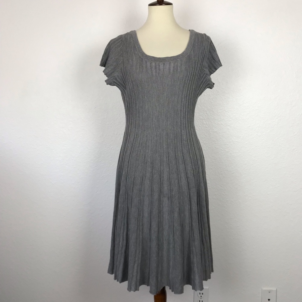 Torrid Gray Knit Sweater Dress - Picture 1 of 8